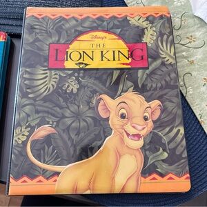 1994 Disney Lion King Card Set Series 1 Skybox Official Binder with Promo Cards